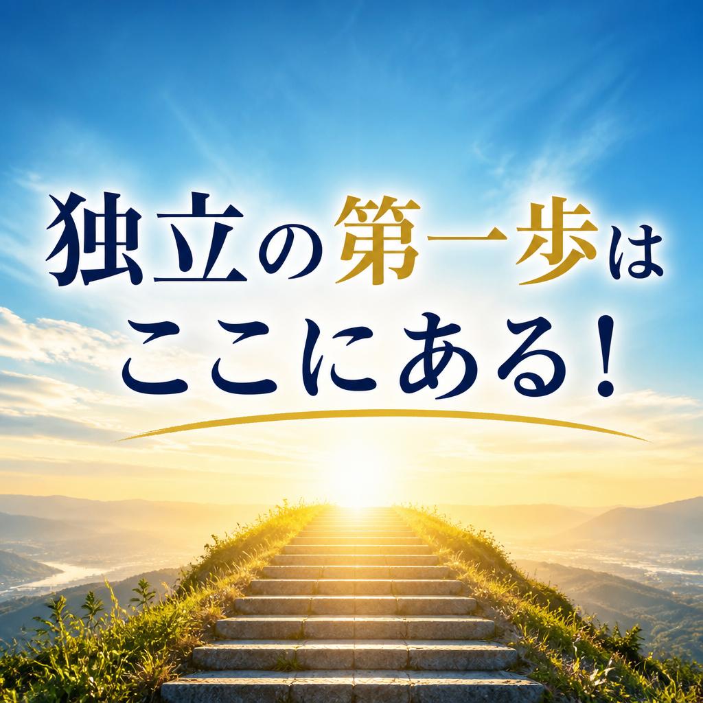 独立の第一歩はここにある！