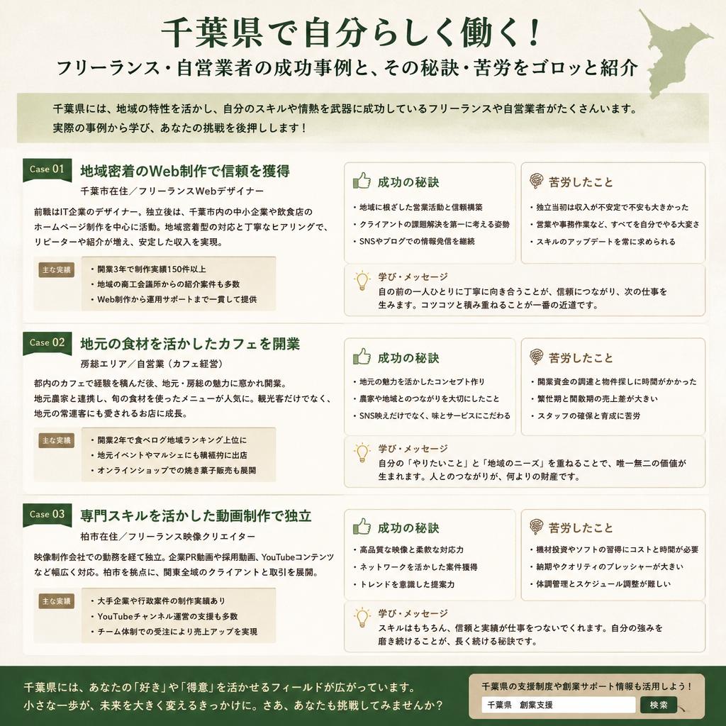 成功したフリーランスの事例
