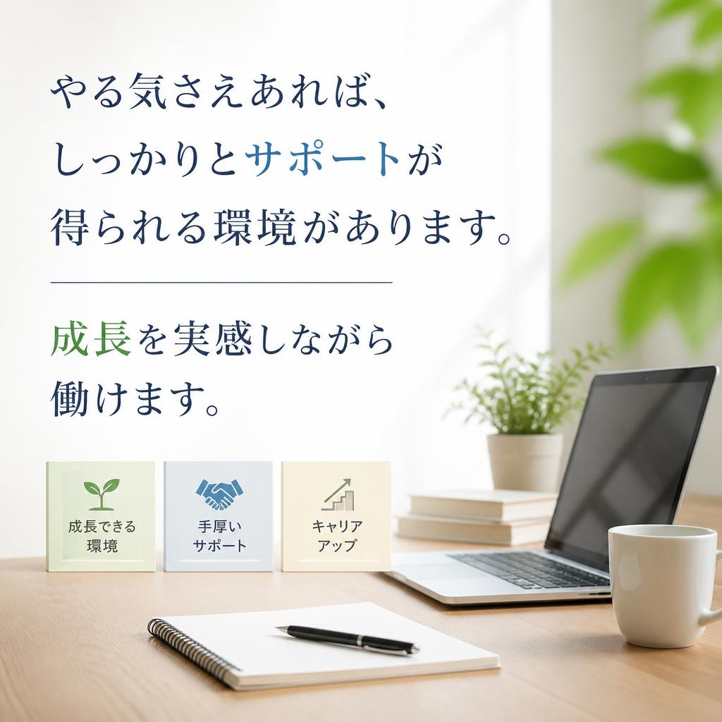 成長を実感できる環境