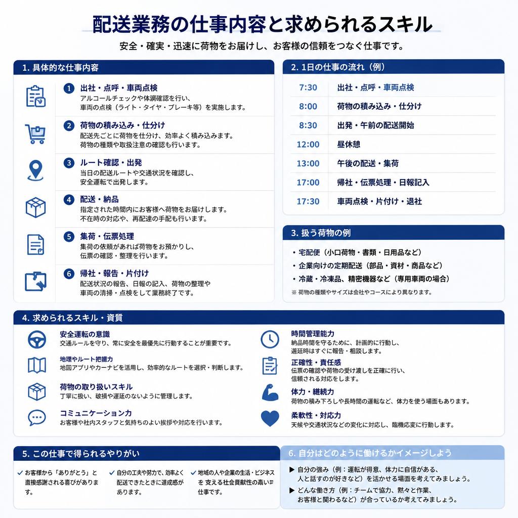 3. 軽貨物ドライバーの仕事内容 詳細