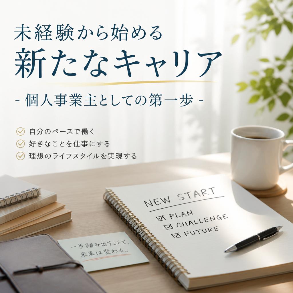 未経験から始める新たなキャリア - 個人事業主としての第一歩