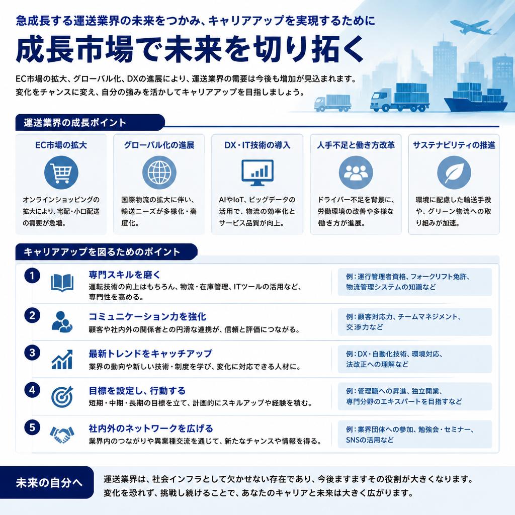 運送業界の未来：チャンスと成長の可能性