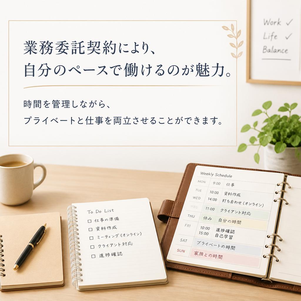 業務委託契約で自由な働き方