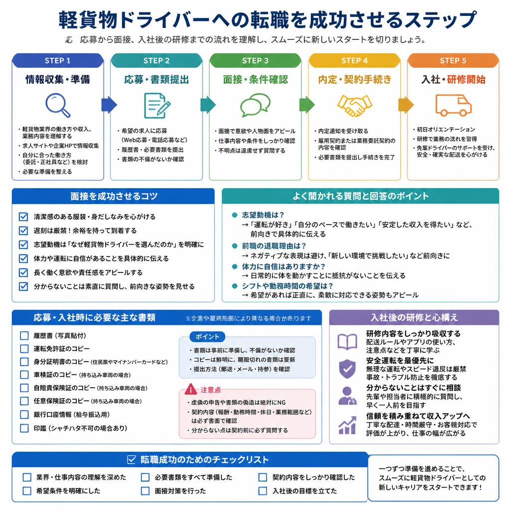 転職成功のためのステップ